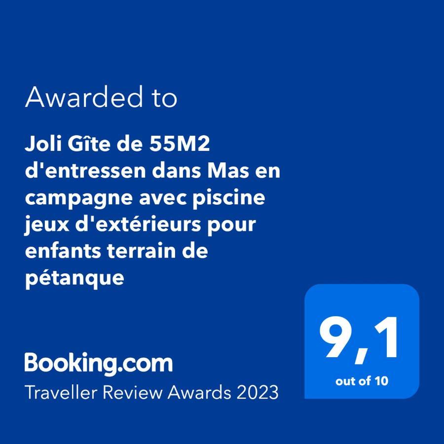 Offrez-Vous Un Sejour Dans Notre Gite A Entressen Une Grande Piscine Pour Se Rafraichir ,Un Espace De Jeux Pour Enfants Pour Des Heures De Divertissement Un Terrain De Petanque Pour Des Parties Endiablees Εξωτερικό φωτογραφία
